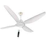 KUHL Brise E4 1320mm Stylish Power Saving BLDC Ceiling Fan with Remote |30 W | 5 Star | Low Noise | IoT- operates via Mobile & Alexa | Reverse Mode |5 Yrs Warranty on Motor | Free Installation |White