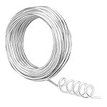 Pioneer Aluminum Wire || 3 mm Thickness || Bendable Metal Craft Wire for Making Dolls/Art and Craft || Very Flexible To Use For Flower Decoration and Floral Arrangement (65 Feet, 20 Meters)