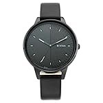 Titan Ladies Workwear Quartz Analog Precision Simplicity Gradient Black Dial Black Leather Strap Watch for Women – NT2648NL01