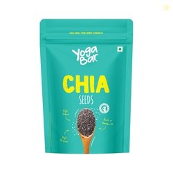 Yogabar Roasted Chia Seeds Grade - Black Calcium, Iron & Zinc - Diet F