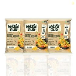 WickedGud Hakka Noodles, Pack of (200gm x 3) | Whole Wheat | Lentils |