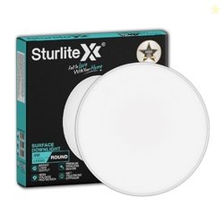 Sturlite Lexxo 8W Round LED Surface Light| 6500k Cool White Color Temp
