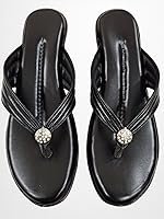 Women Stylish Toe Ring Flats | Cushioned Comfort Slip-On Sandals | Anti-Slip Daily Wear| Lightweight Casual Footwear