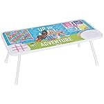 Amazon Brand â Jam & Honey Barbie Foldable Ludo Table for Kids | with Dice & Pawns | Ergonomic Table Desk | Indoor Game & Study Use | Age 3+ | Multicolour