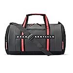 Gear Men/Women Clubsport 26L Medium Faux-Leather Water Resistant Travel Rolling Garment Bag, Duffle Bag/Gym Bag/Sports Duffle / (Black Red), 25 Centimeters, Multicolor
