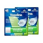 Vaseline Lip Care Aloe Vera Lip Balm Stick 4.8g (Pack of 2)