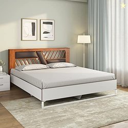 Nilkamal Zion Meta Without Storage | 1 Year Warranty Engineered Wood Q