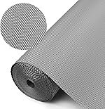 Multipurpose Super Strong EVA Anti-Slip Kitchen Mats for Cupboard | Washable Shelf Liners for Kitchen Shelves, Cabinet Placemats (Grey, 45W x 500L cm (5L m))