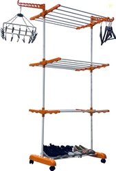 FAVOUR Steel Floor Cloth Dryer Stand O1MS-008 (3 Tier)