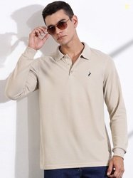 Thomas Scott Men Solid Polo Collar T-shirt