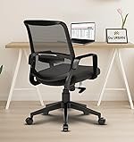 Da URBANÂ® Dysen Office Chair, Mid Back Mesh Ergonomic Home Office Desk Chair with 1 Year Warranty,Tilt Lock Mechanism (Black)