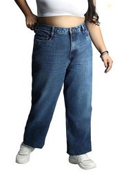 HIGH Star Women's Regular Fit Mid Rise Jeans