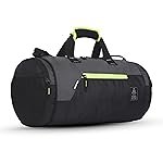 Gear Cross Training 9″/29L Large Water Resistant Duffle Bag | Travel Bag | Gym Bag for Men & Women (Black – Grey)