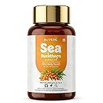 Dr Vedic Sea Buckthorn Berry Oil 500mg Capsules | Vegan Omega 3, 6, 7 & 9 Supplement for Skin, Heart, Joint & Bone Support | Natural Antioxidant Formula | 60 Capsules | 30 Day Supply (1)