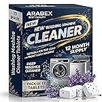 Washing Machine Cleaner Tablets (17 Tablets) Drum & Pipe Deep Cleaner |Lavender Scent | Removes Odour,Limescale & Residue | For Front Load & Top Load Fully Automatic Washing Wachine (Lavender)