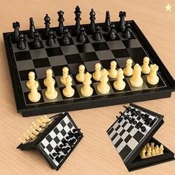 Toy Imagine Magnetic Chess Board Game  Folding Travel Chess Set with P