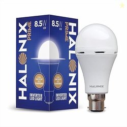 Halonix 8.5 Watt B22 LED White Rechargeable Emergency light Inverter B