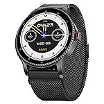 Boat Lunar Discovery w/ 1.39″ (3.5 cm) HD Display, Turn-by-Turn Navigation, DIY Watch Face Studio, Bluetooth Calling, Emergency SOS, QR Tray, Smart Watch for Men & Women(Black Metal)