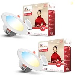 Murphy Crest Premium 7W 3-in-1 LED Concealed Down Light |Cool White, W