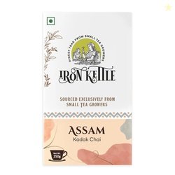 Iron Kettle Assam Kadak Chai 250 Gram | Garden Fresh Strong Black CTC