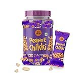 Go Desi Peanut Chikki Bar | No Added Preservatives and Colours | Gajak | Sweets | Made with Jaggery | Gazak | 50 pieces | 750gm
