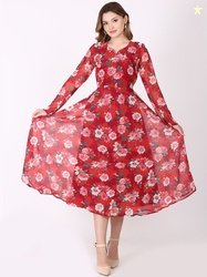 Tulip Eden Floral Printed Anarkali Kurta