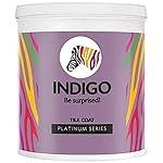 Indigo Tile Coat Platinum Series â Premium Roof Tile Coating | Vibrant Non-Fading Colours | Rich Sheen Finish | Anti-Fungal & Water-Resistant | Exterior Use | 4 L Soothing Sapphire