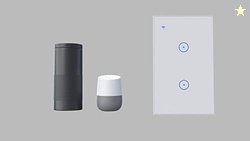 Auslese Crystal Glass Panel Wireless Remote Control Light Touch Switch