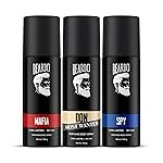 Beardo Deodorant Perfume Body Spray Set For Men (120ml x 3) | Spy Deo Aromatic Fresh Scent | Mafia Oriental Woody Notes | Don Most Wanted Citrus Musk Fragrance | Christmas gift for men | Gift For Friends | Gift for Men