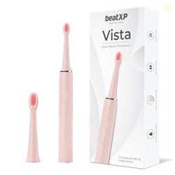beatXP Vista Sonic Electric Toothbrush for Adults with 2 Brush Heads &
