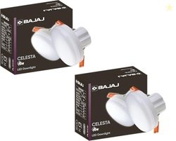 Bajaj Polycarbonate Celesta LED Downlight 3-in-1 CCT | 5W LED Downligh
