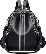 Stylish Vegan Leather Anti Theft Women’s Fashion Backpack|Shoulder | Ladies Purse | College Bag for Girls | Crossbody | Casual | Daypack | Work | Office | Gift for Women