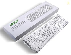 acer Clearview Curved Transparent Wireless Rechargeable Keyboard I Dua