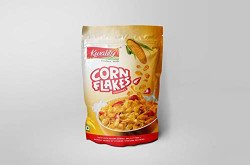 Kwality Corn Flakes 800g | Made with Golden Corns | 99% Fat Free, Natu