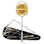 Hundred T-Fusion 300 Unstrung Badminton Racket with Full Cover