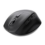 Amazon Basics Pro Series 2.4G + Bluetooth + USB Triple Mode Wireless Ergonomic Mouse | 9 Buttons | Adjustable DPI (800â2400) | 500mAh Battery | Type-C Charging | Black
