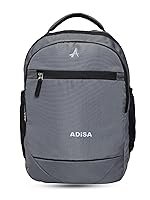 ADISA Casual Backpack School College Bag Pack (BP060-GRE) Grey