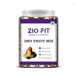 Ziofit Popular Dry Fruit Mix Jar 900g,Californian Almonds, Cashews, Da