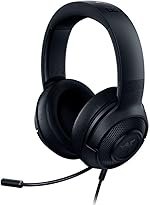 Razer Kraken X Lite Ultralight Wired Gaming Over Ear Headset: 7.1 Surround Sound Capable – Lightweight Frame – Bendable Cardioid Microphone – for PC, Xbox, PS4, Nintendo Switch – Classic Black