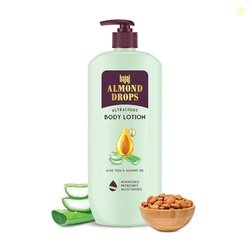 Bajaj Almond Drops Ultralight Body Lotion, 600 ml | Women and Men | Re