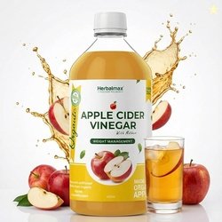 Herbal Max Unfiltered Apple Cider Vinegar with the Mother  450mL | Raw