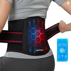 Lifelong Lumbar Sacral Belt with Hot & Cold Pack |Universal Fit for Me