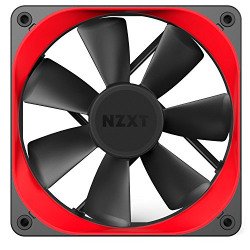 Nzxt AER P120 120MM RED Trim 2X for Case Cooler Fan (RF-ACT12-R1)