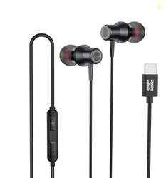 Amazon Basics EP2 in Ear Type C Wired Earphones with Mic, Tangle Free