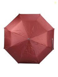 THE CLOWNFISH Monochrome Brown Solid 3 Fold Double Coated Umbrellas
