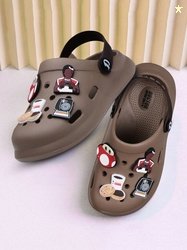 DOCTOR EXTRA SOFT Kid's Brown Printed Clogs