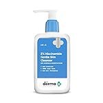 The Derma Co 2% Niacinamide Gentle Skin Cleanser for Sensitive, Dry, Normal Skin – 125 ml Non-Irritant | 100% Soap-Free | Non-Oil Stripping | Gently Cleanses Makeup
