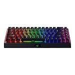 Razer BlackWidow V3 Mini HyperSpeed – Phantom Edition – Yellow Switch – US Wireless 65% Mechanical Gaming Keyboard Chroma RGB – RZ03-03891900-R3M1 (Black) [Video Game]