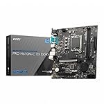 MSI PRO H610M-C EX DDR4 Motherboard, Micro-ATX – Support Intel Core 14th/ 13th/ 12th Gen Processors, LGA 1700 – DDR4 Memory Boost 3200MHz/MAX, PCIe 4.0 x16 Slot, M.2 Gen3 Slot