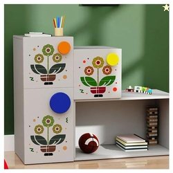 Kayra Decor Flower Pot Wall Painting Stencil - Size 12 inch x 12 inch.